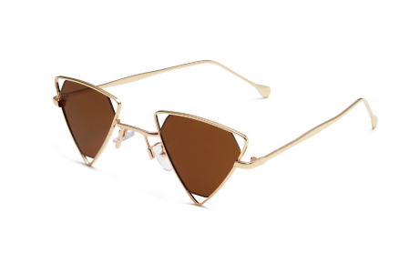 PUNK TRIBU New Punk Sunglasses Women Triangle Oculos New Vintage Glasses Openwork Metal Frame Fashion Sun Glasses Men Okulary - PUNK TRIBU ARTISTIC BY EMLNO