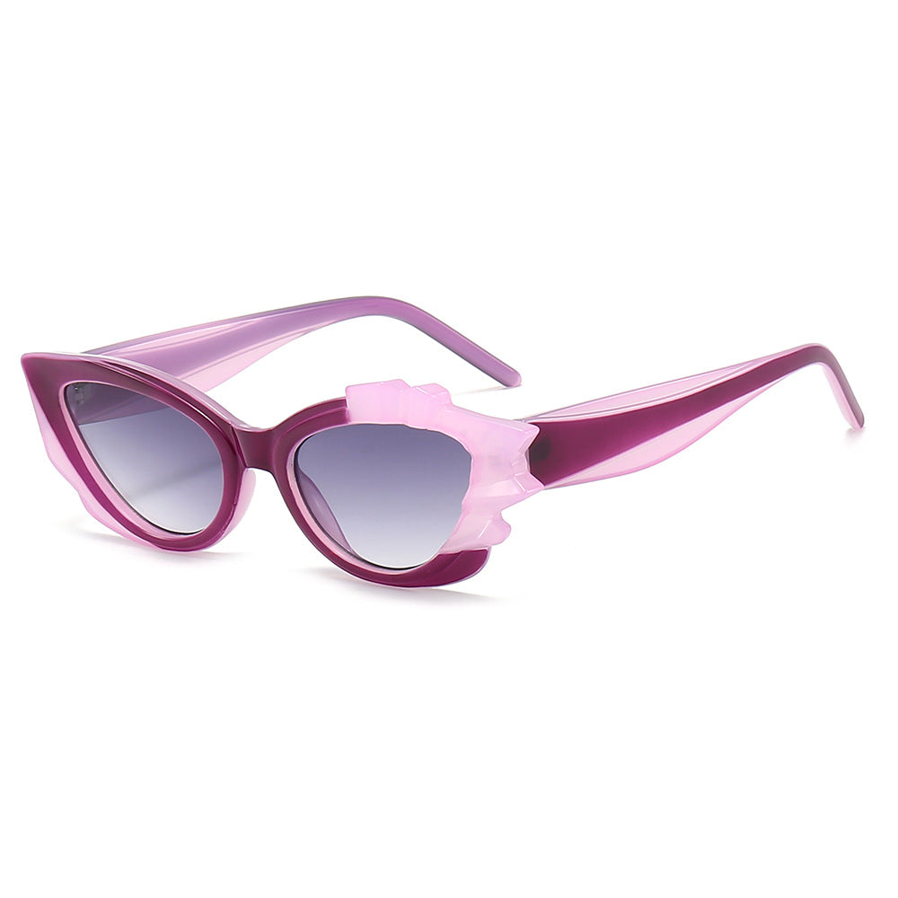 PUNK TRIBU Women Sunglasses Flower Fashion Sunglasses Millennial Futuristic Hot Girl New Sunglasses - PUNK TRIBU ARTISTIC BY EMLNO