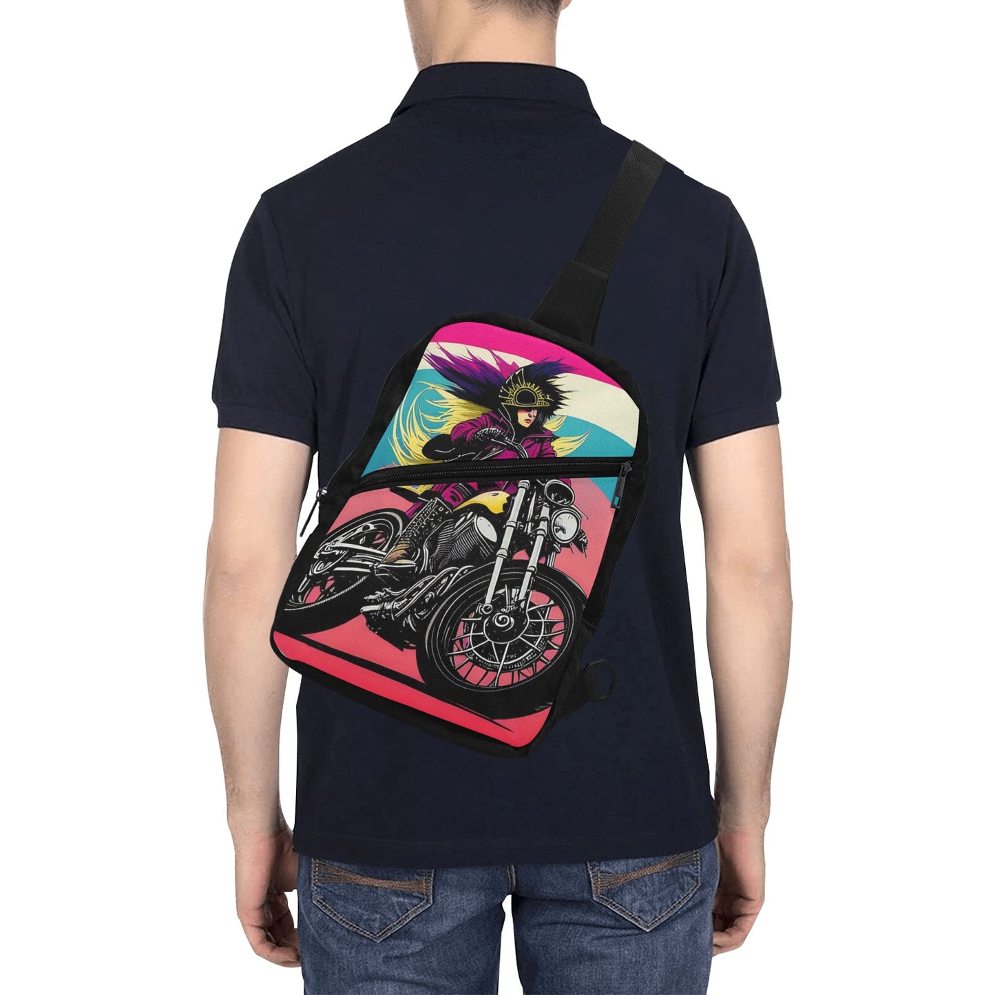 PUNK TRIBU Men's Chest Bag (1726)