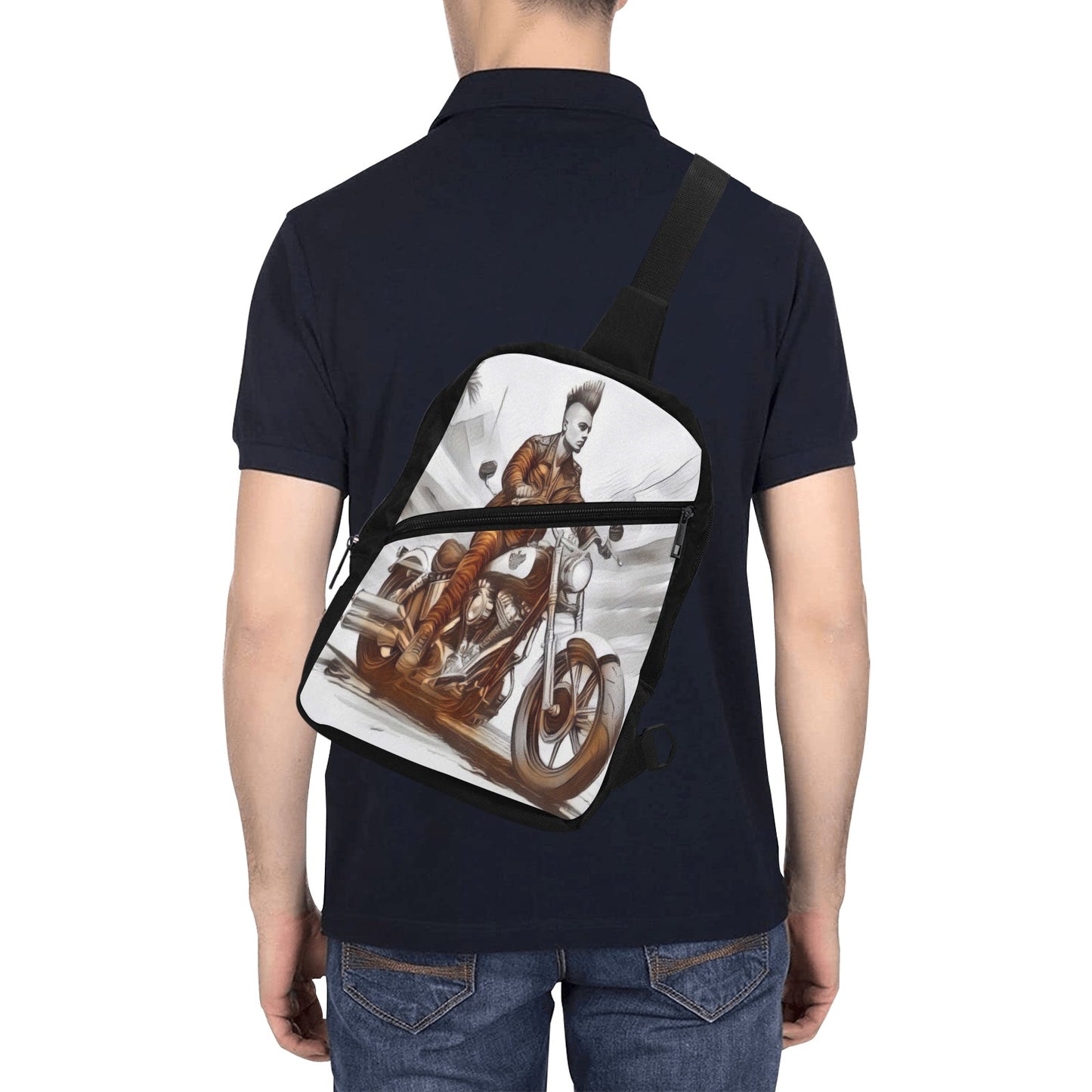 PUNK TRIBU Men's Chest Bag (1726)