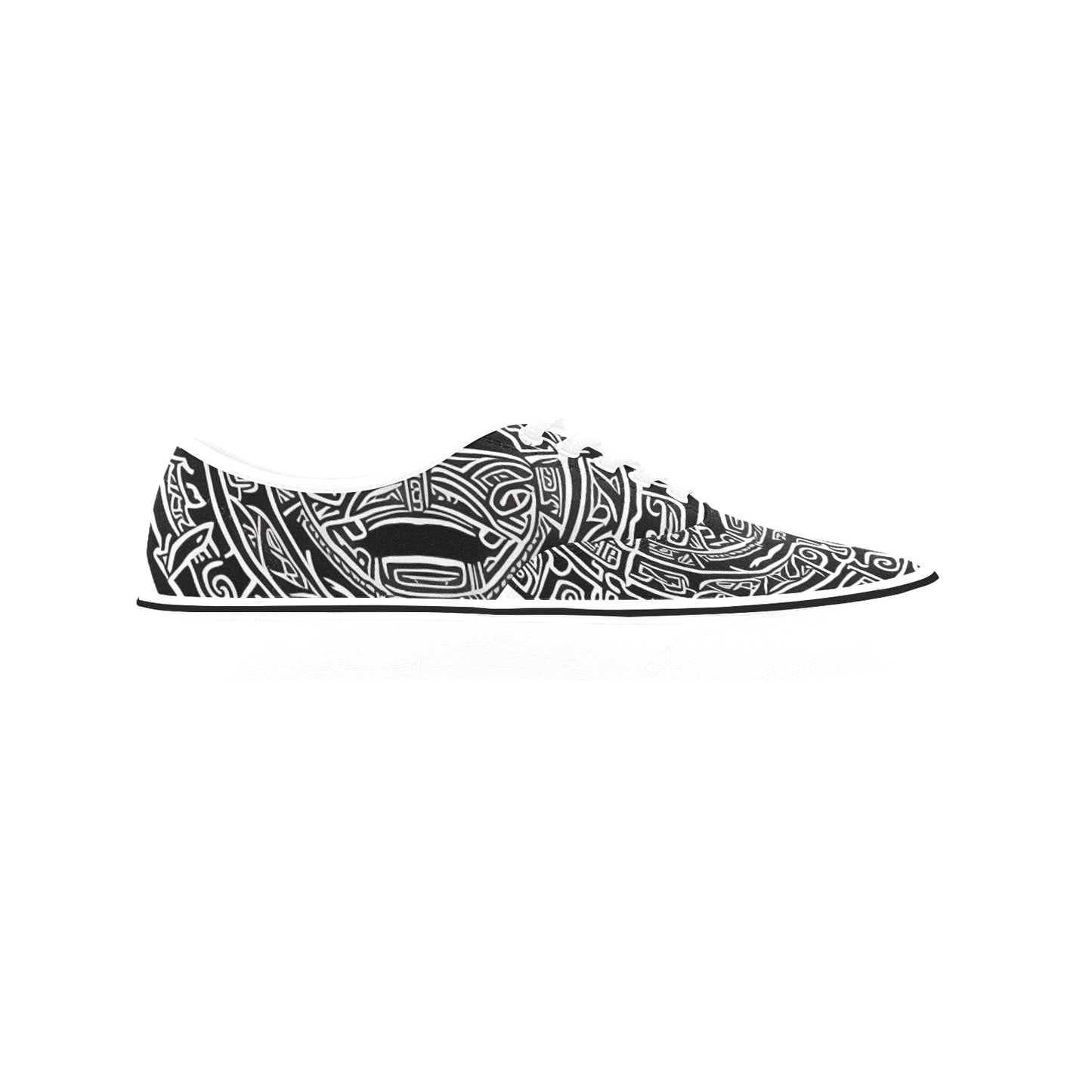 PUNK TRIBU Men's Classic Canvas Low Top Shoe(ModelE001-4)