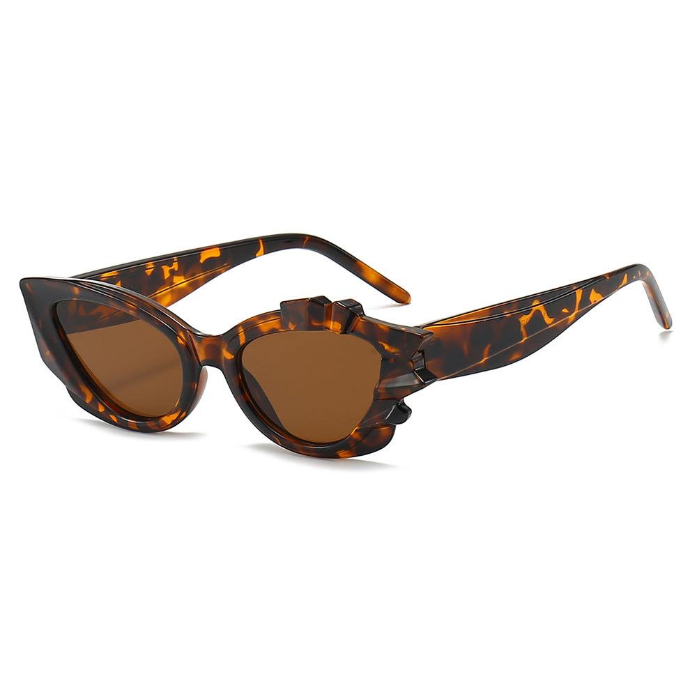 PUNK TRIBU Women Sunglasses Flower Fashion Sunglasses Millennial Futuristic Hot Girl New Sunglasses - PUNK TRIBU ARTISTIC BY EMLNO