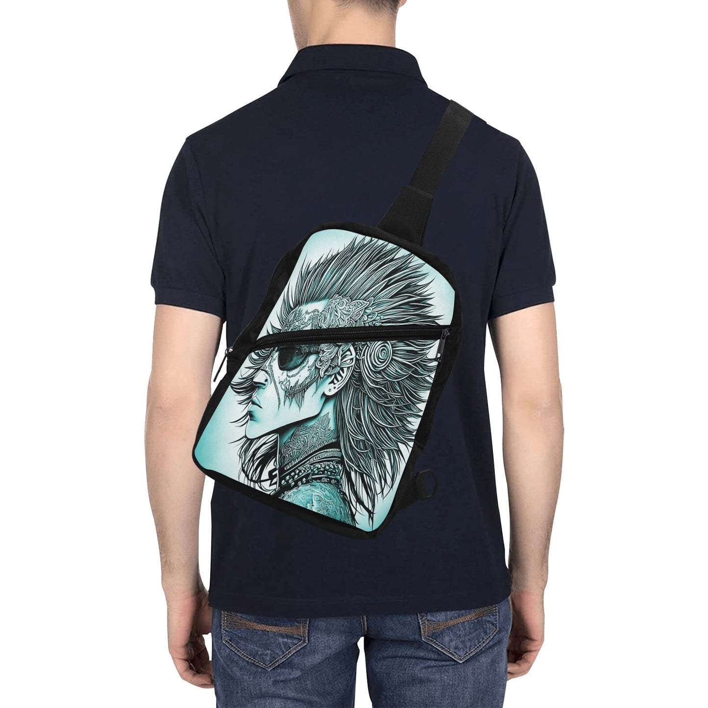 PUNK TRIBU Men's Chest Bag (1726)