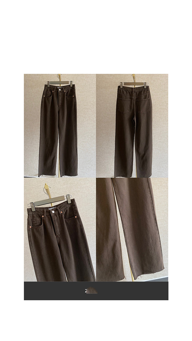 Wide High Waist Slim Retro Jeans - PUNK TRIBU ARTISTIC BY EMLNO