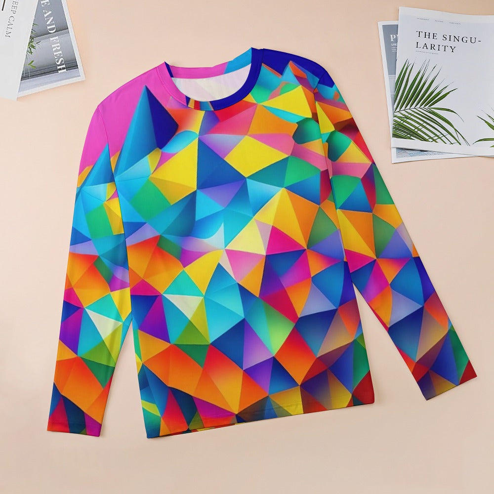 PUNK TRIBU Women's Long Sleeve Shirt - PUNK TRIBU ARTISTIC BY EMLNO