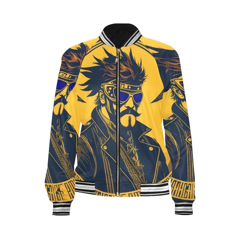 Chaqueta de rayas horizontales para mujer PUNK TRIBU (modelo H21)