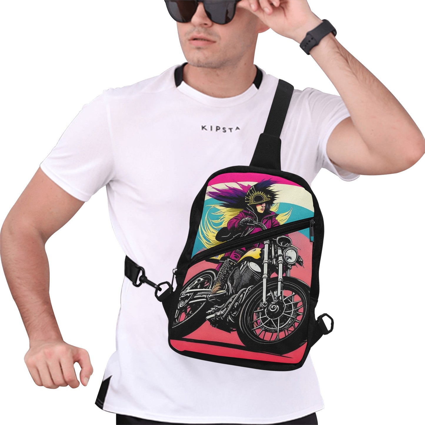 PUNK TRIBU Men's Chest Bag (1726)