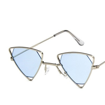 PUNK TRIBU New Punk Sunglasses Women Triangle Oculos New Vintage Glasses Openwork Metal Frame Fashion Sun Glasses Men Okulary - PUNK TRIBU ARTISTIC BY EMLNO
