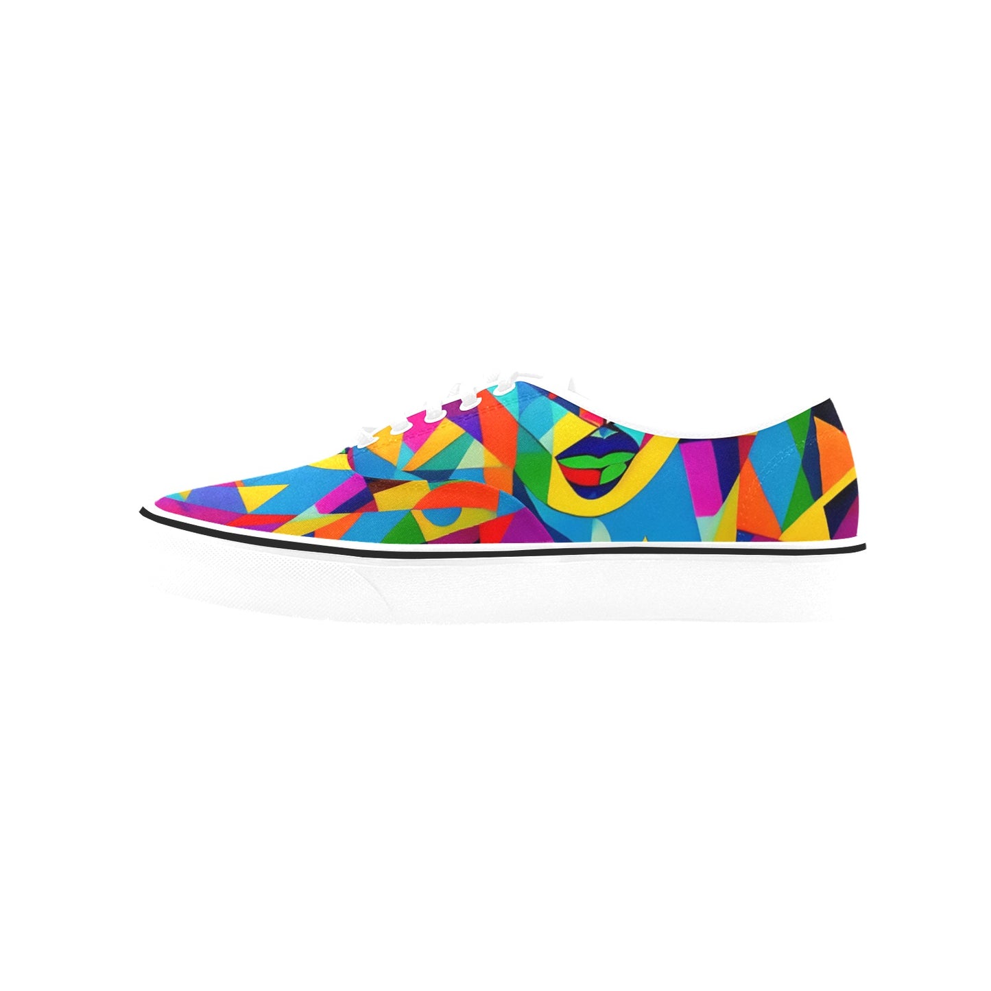 PUNK TRIBU Men's Classic Canvas Low Top Shoe(ModelE001-4)