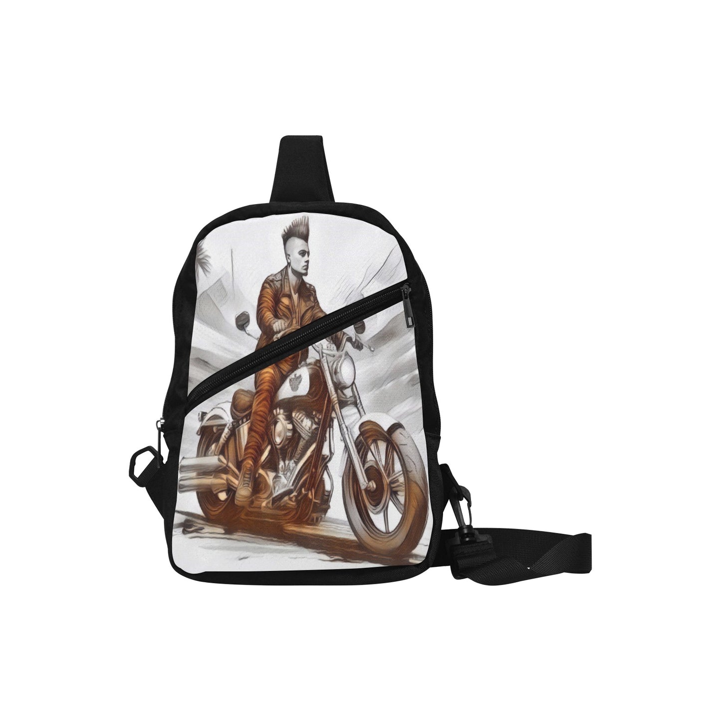 PUNK TRIBU Men's Chest Bag (1726)