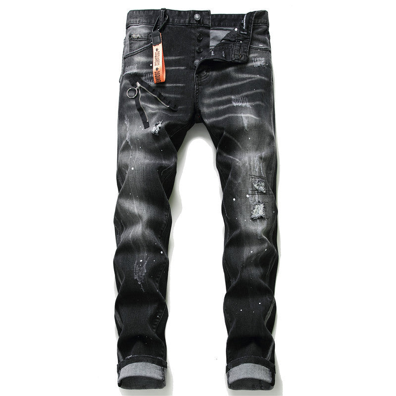 Men jeans famous D2 slim Pencil Pants - PUNK TRIBU ARTISTIC BY EMLNO