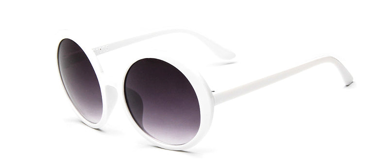 PUNK TRIBU Vintage Small Round Sunglasses Luxury Brand Black Plastic Frame Sun Glasses Female Shades - PUNK TRIBU ARTISTIC BY EMLNO