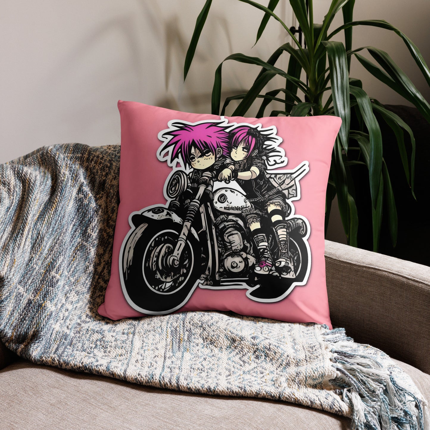 MINI PUNK TRIBU Basic Pillow - PUNK TRIBU ARTISTIC BY EMLNO