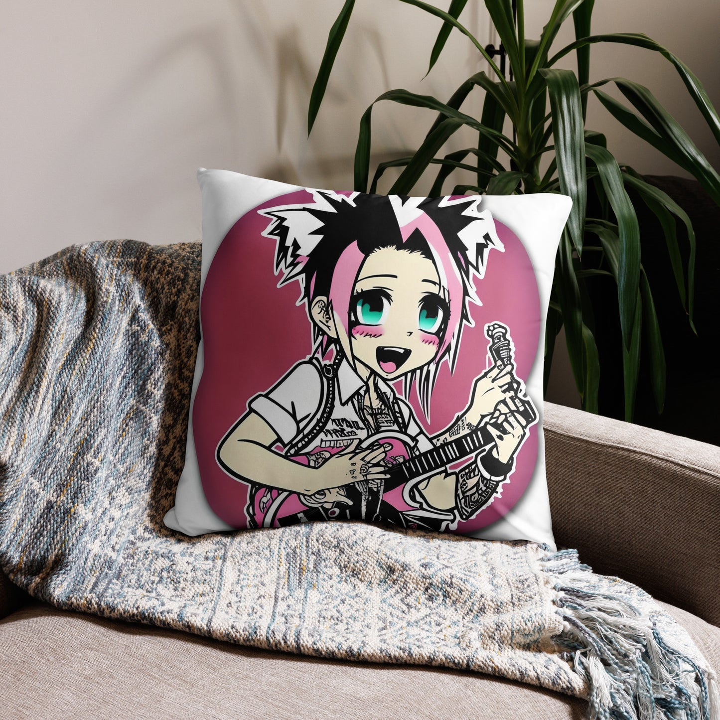 MINI PUNK TRIBU Pillow Case - PUNK TRIBU ARTISTIC BY EMLNO