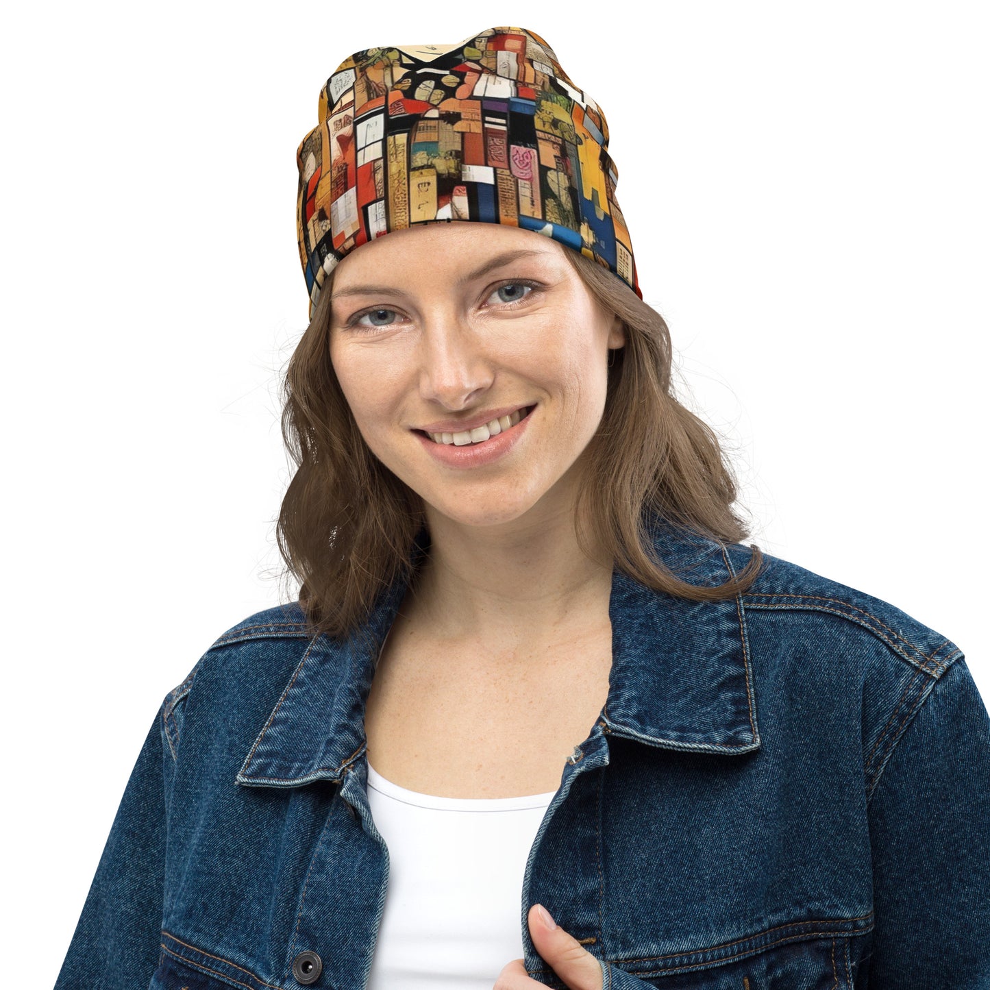 PUNK TRIBU All-Over Print Beanie