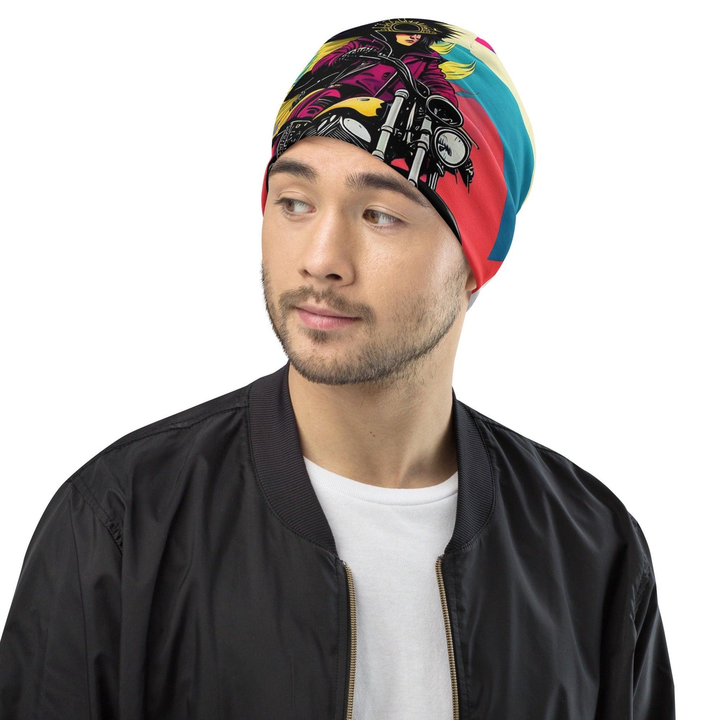 PUNK TRIBU All-Over Print Beanie