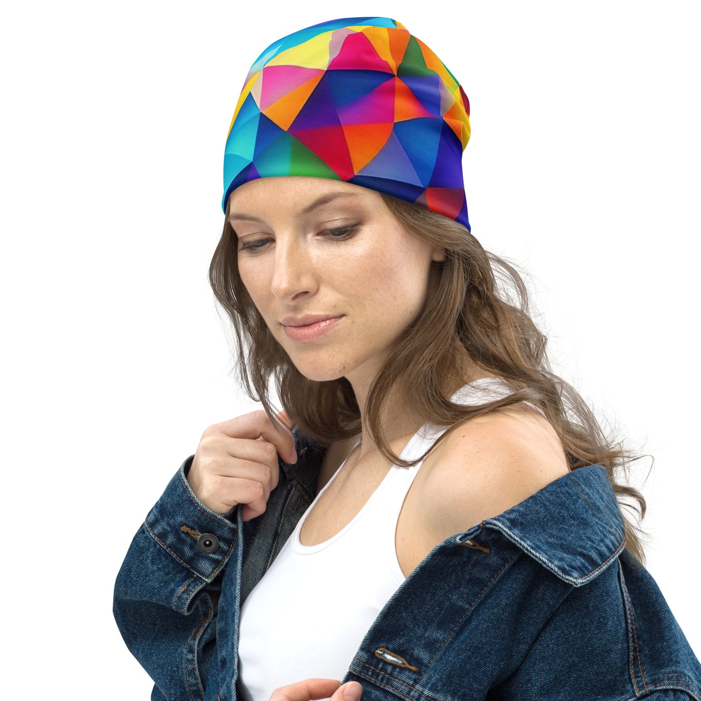 PUNK TRIBU All-Over Print Beanie - PUNK TRIBU ARTISTIC BY EMLNO