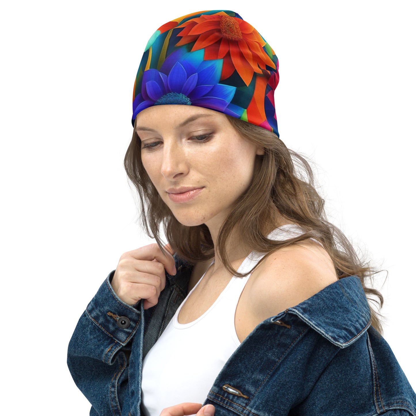 PUNK TRIBU All-Over Print Beanie - PUNK TRIBU ARTISTIC BY EMLNO