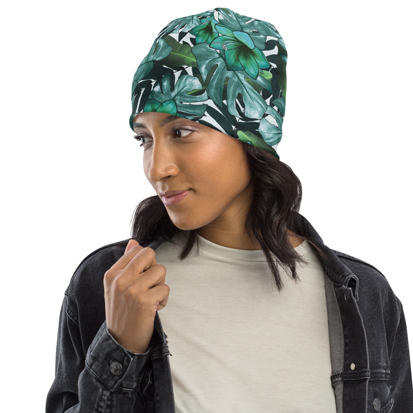PUNK TRIBU All-Over Print Beanie - PUNK TRIBU ARTISTIC BY EMLNO