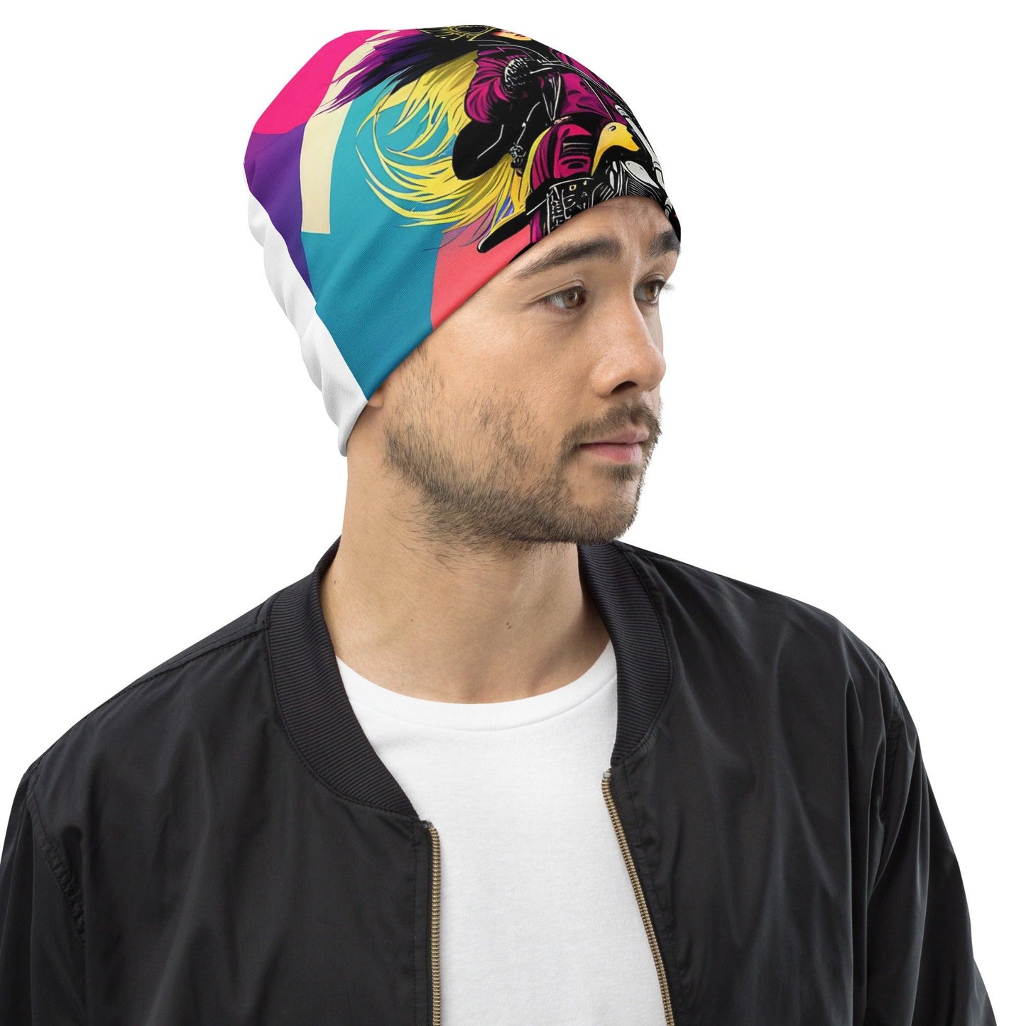 PUNK TRIBU All-Over Print Beanie