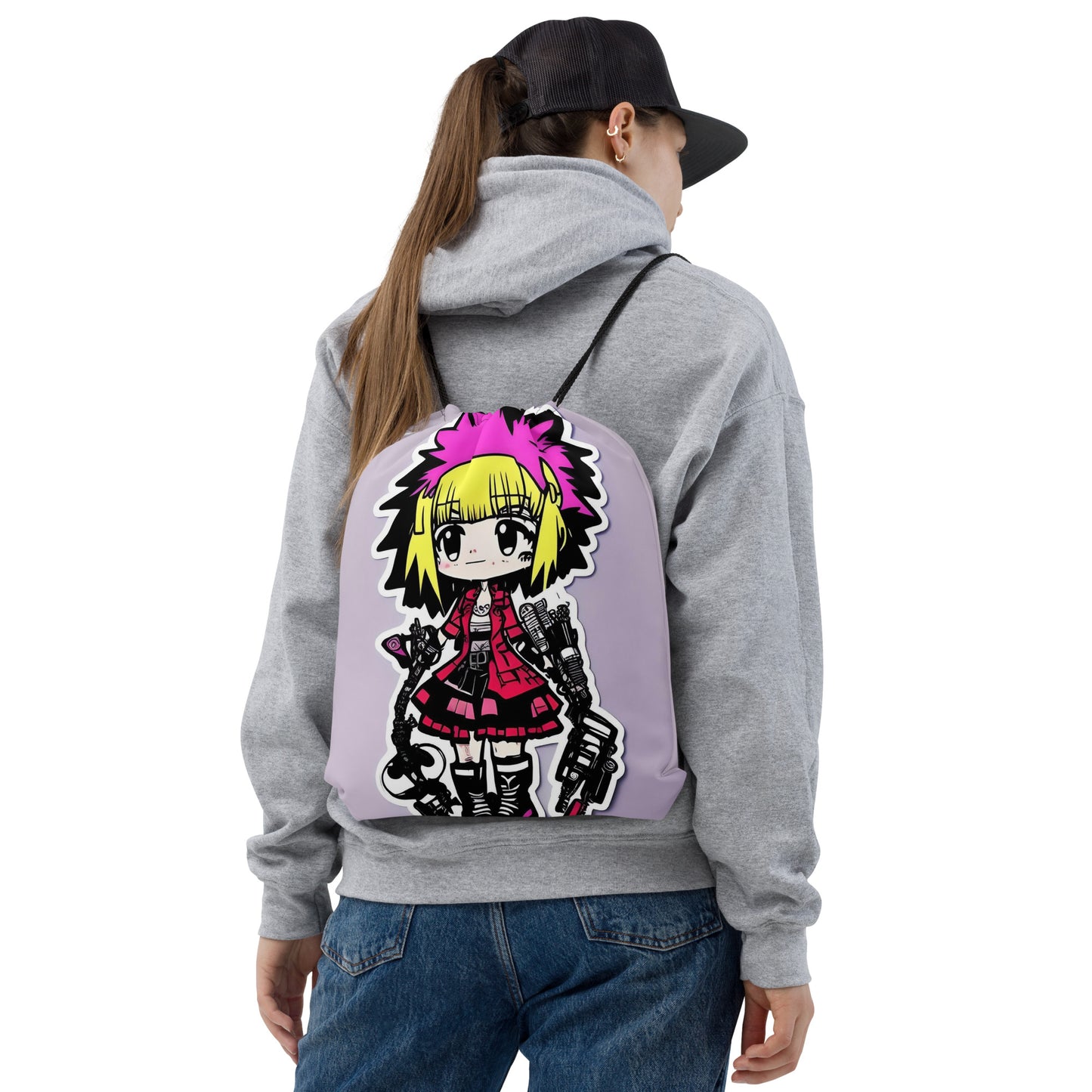 Mochila con cordón MINI PUNK TRIBU