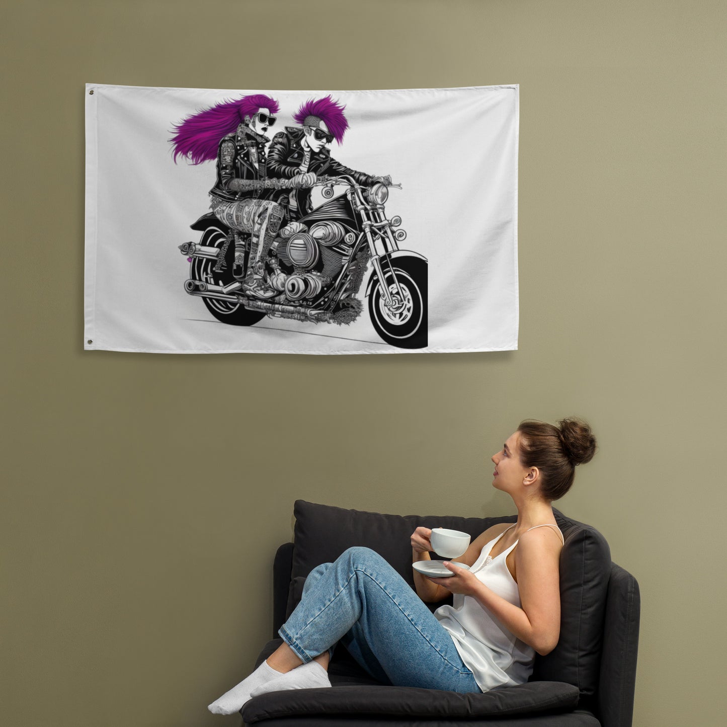 Flag - PUNK TRIBU ARTISTIC BY EMLNO