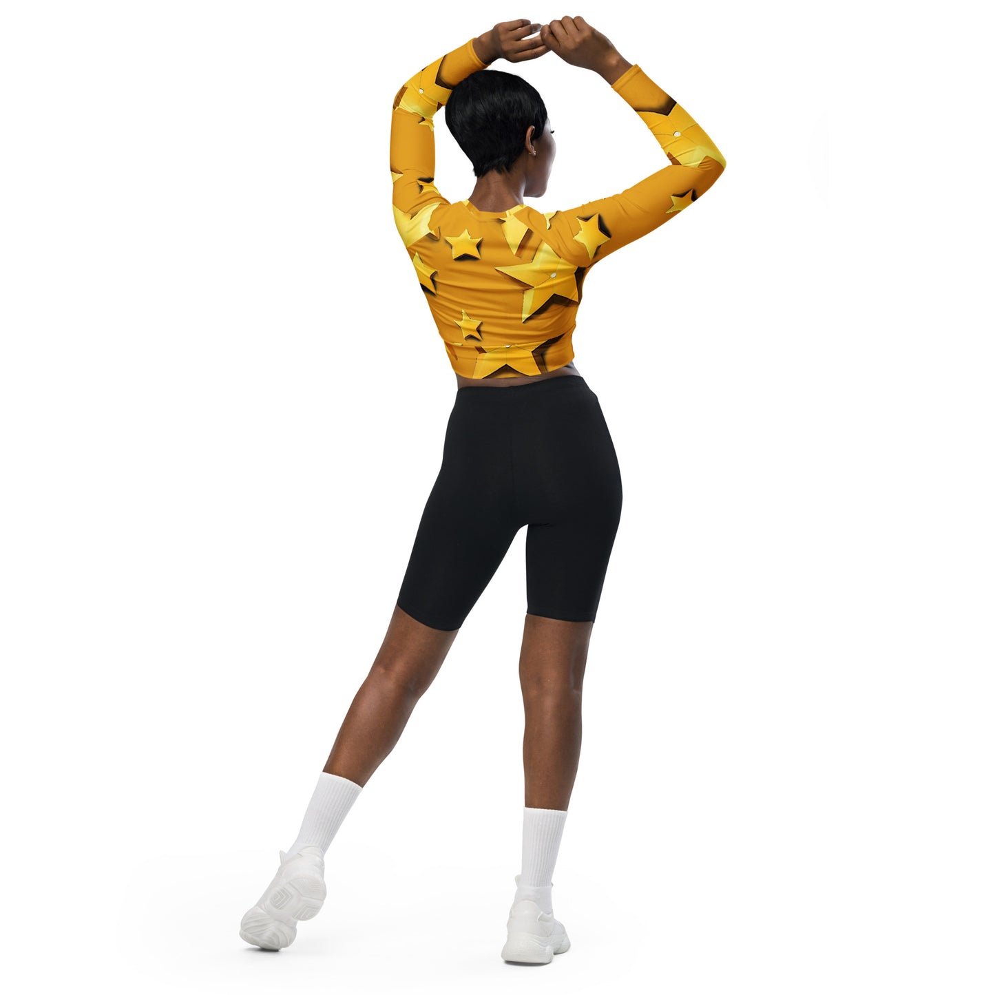 PUNK TRIBU Recycled long-sleeve crop top