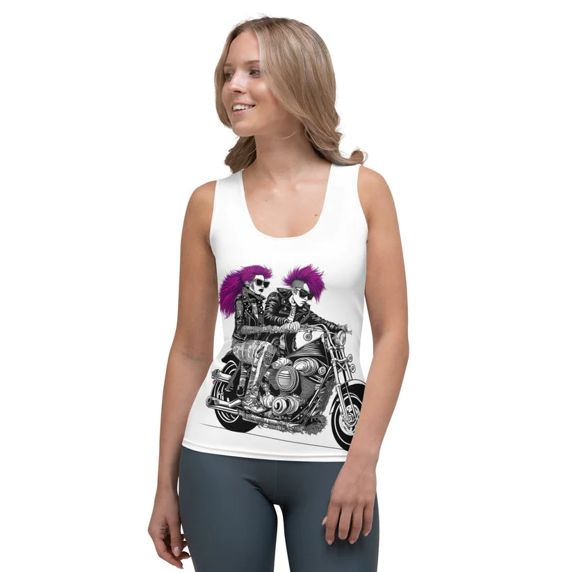 PUNK TRIBU Yoga Leggings Cut & Sew Tank Top BUY IT WITH 10% DISCOUNT - PUNK TRIBU ARTISTIC BY EMLNO
