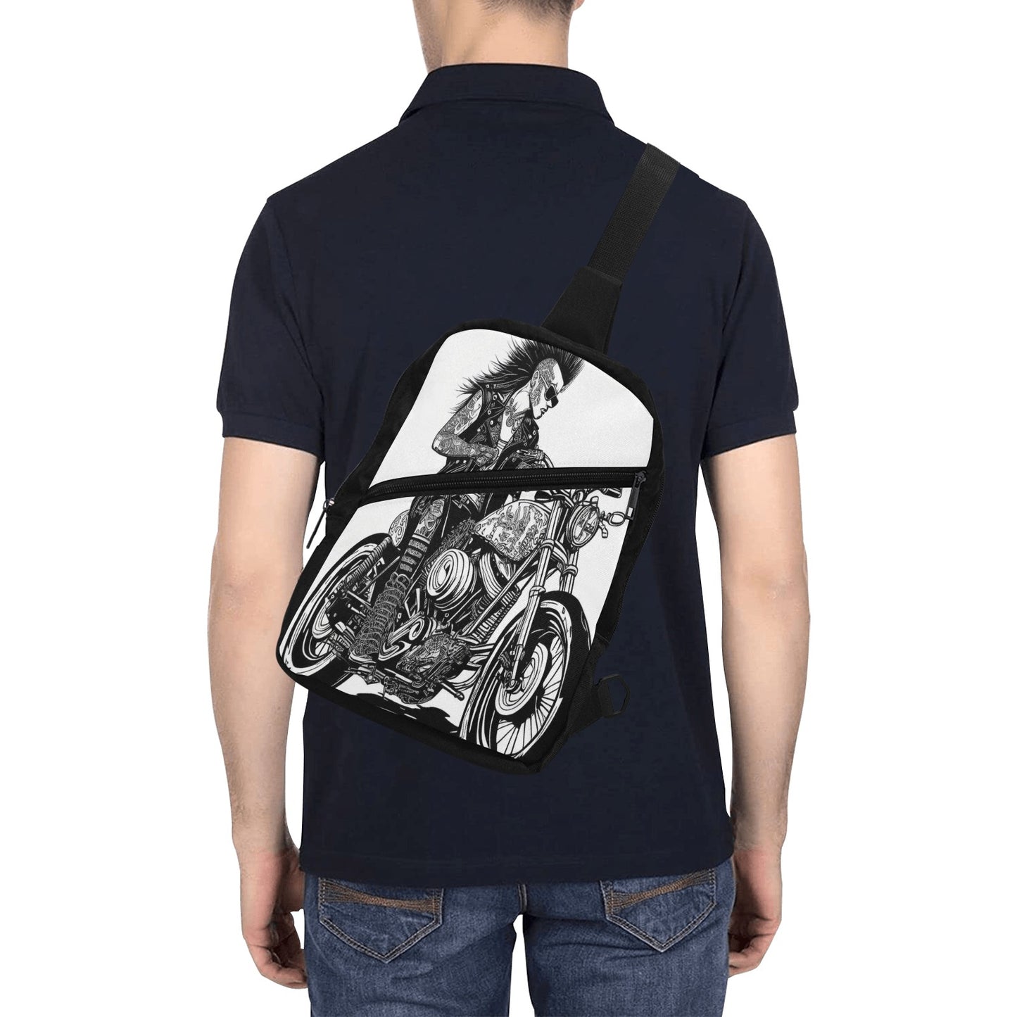 PUNK TRIBU Men's Chest Bag (1726)