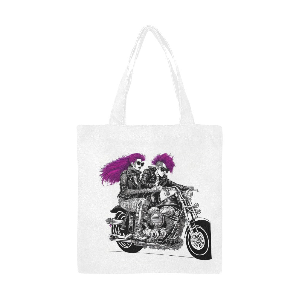 PUNK TRIBU Canvas Tote Bag(Model 1700)(Small)