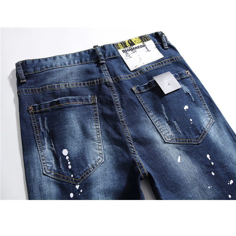 Men jeans famous D2 slim Pencil Pants - PUNK TRIBU ARTISTIC BY EMLNO