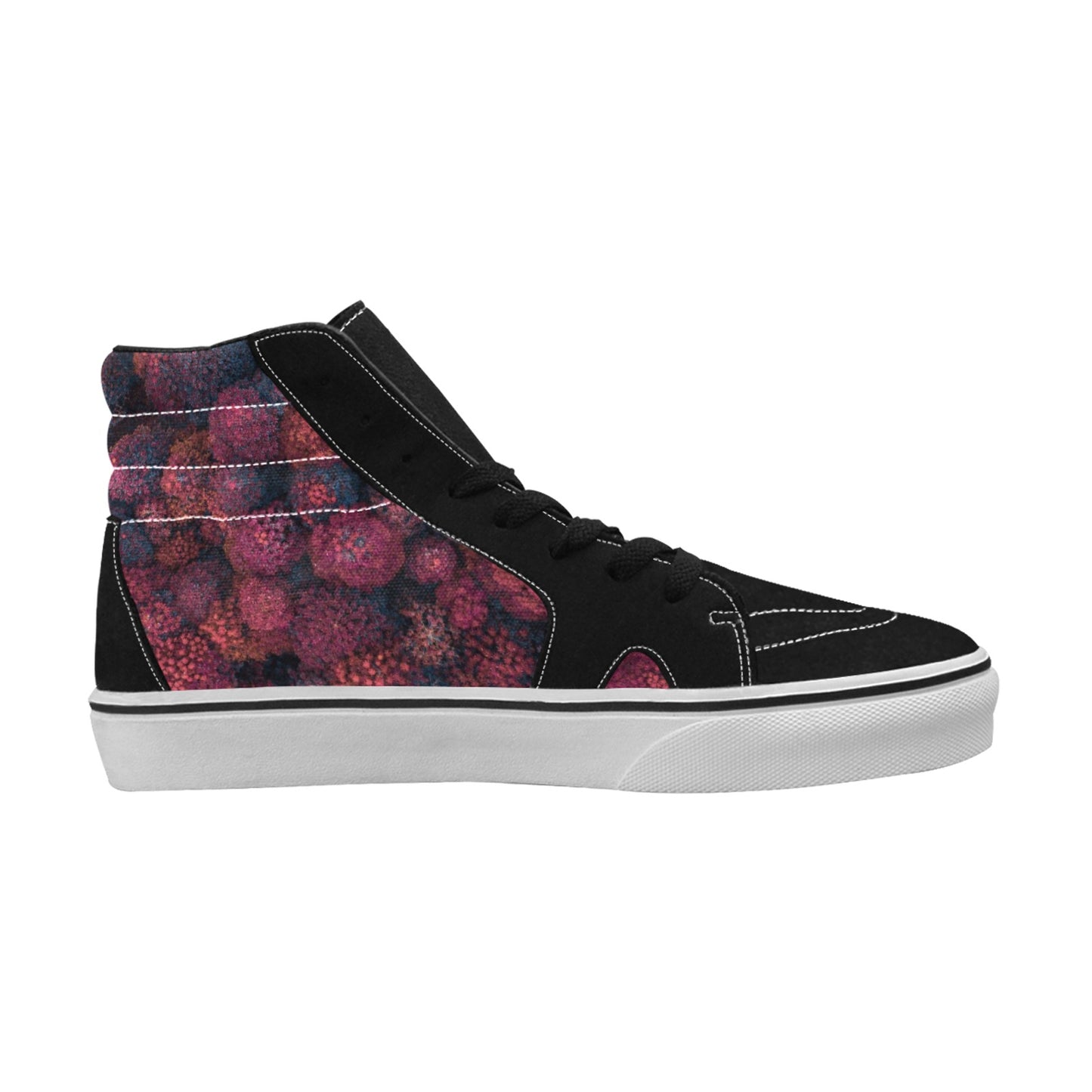 PUNK TRIBU Women's High Top Canvas Shoes (Model E001-1)