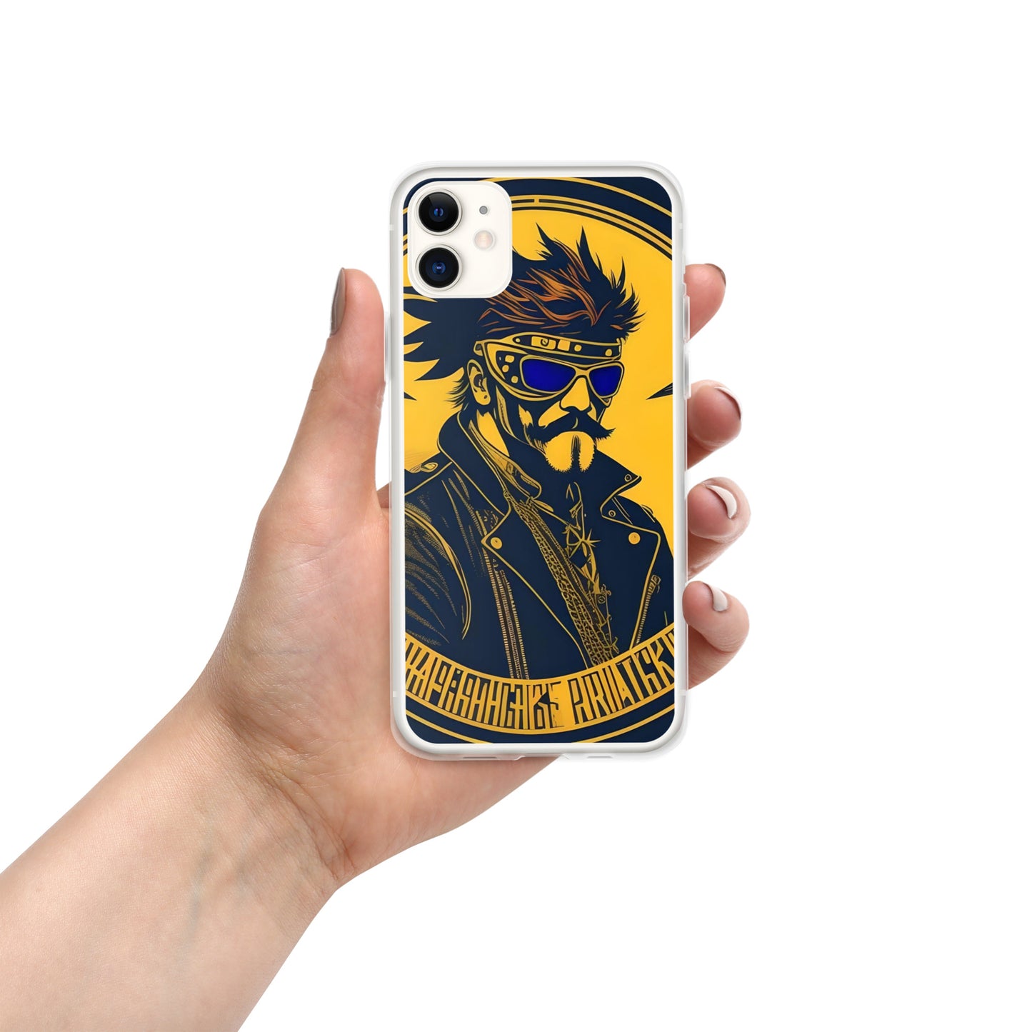 PUNK TRIBU Clear Case for iPhone® - PUNK TRIBU ARTISTIC BY EMLNO