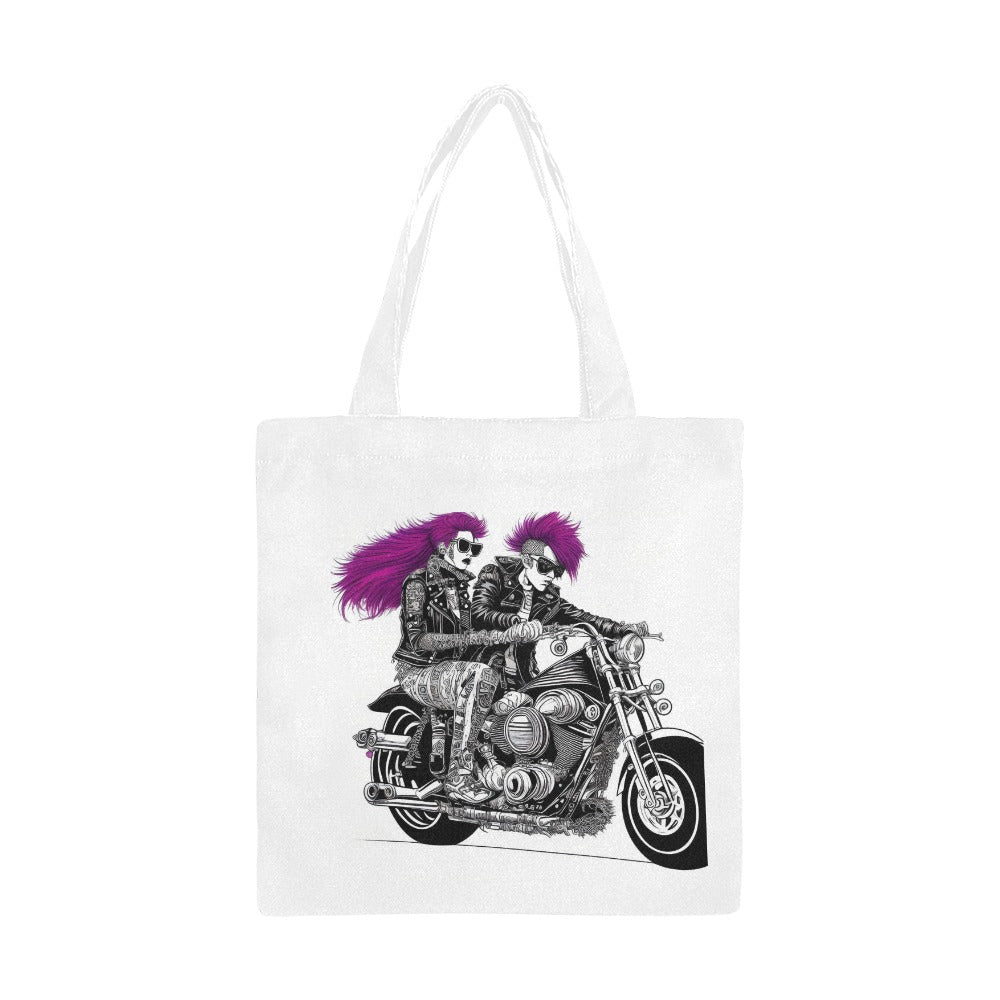 PUNK TRIBU Canvas Tote Bag(Model 1700)(Small)