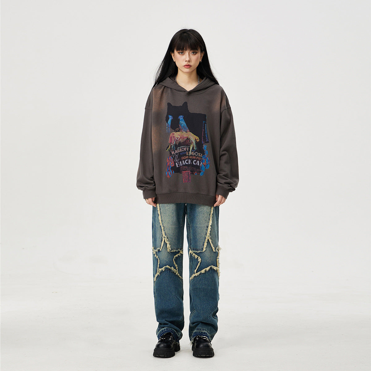 High Waist Straight-leg Wide-leg - PUNK TRIBU ARTISTIC BY EMLNO