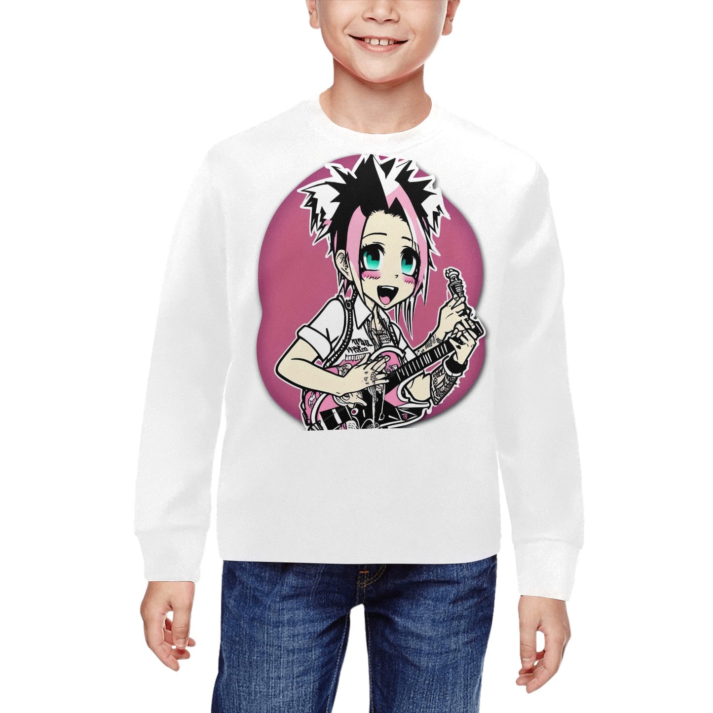 Sudadera Cuello Redondo Niño MINI PUNK TRIBU (Modelo H29)