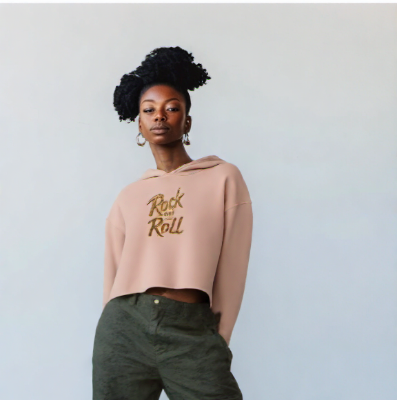 Punk Tribu Crop Hoodie