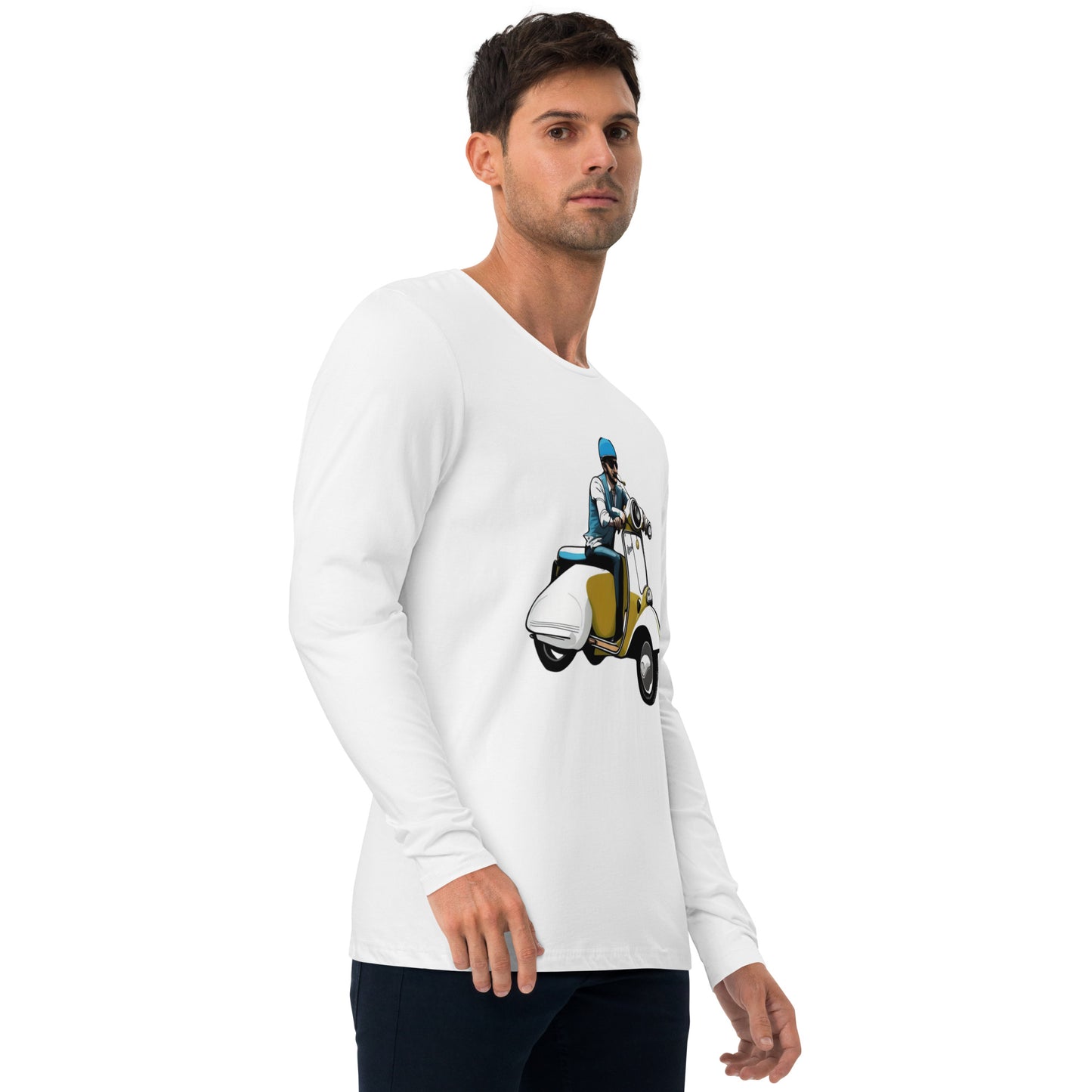 Long Sleeve Fitted Crew - PUNK TRIBU ARTISTIC BY EMLNO