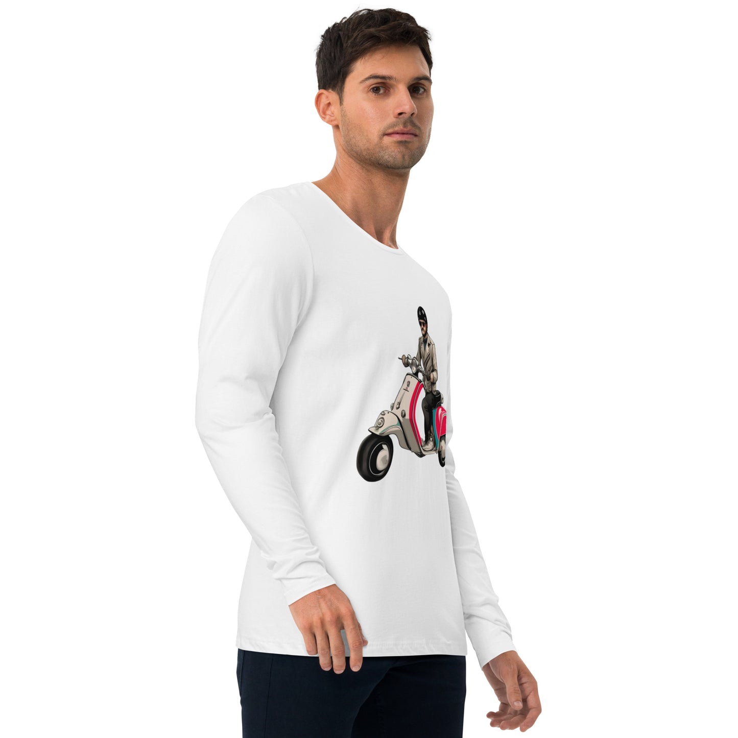 Long Sleeve Fitted Crew - PUNK TRIBU ARTISTIC BY EMLNO