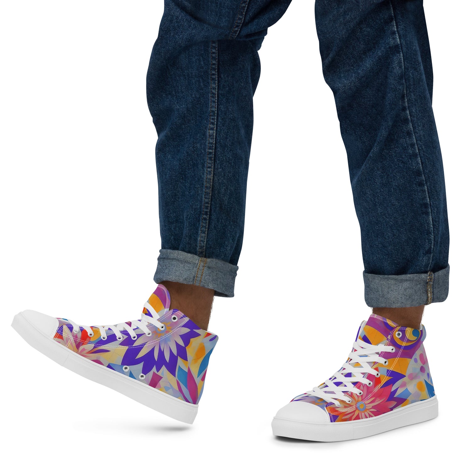 PUNK TRIBU Men’s high top canvas shoes