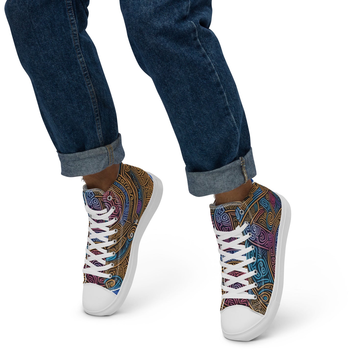 PUNK TRIBU Men’s high top canvas shoes