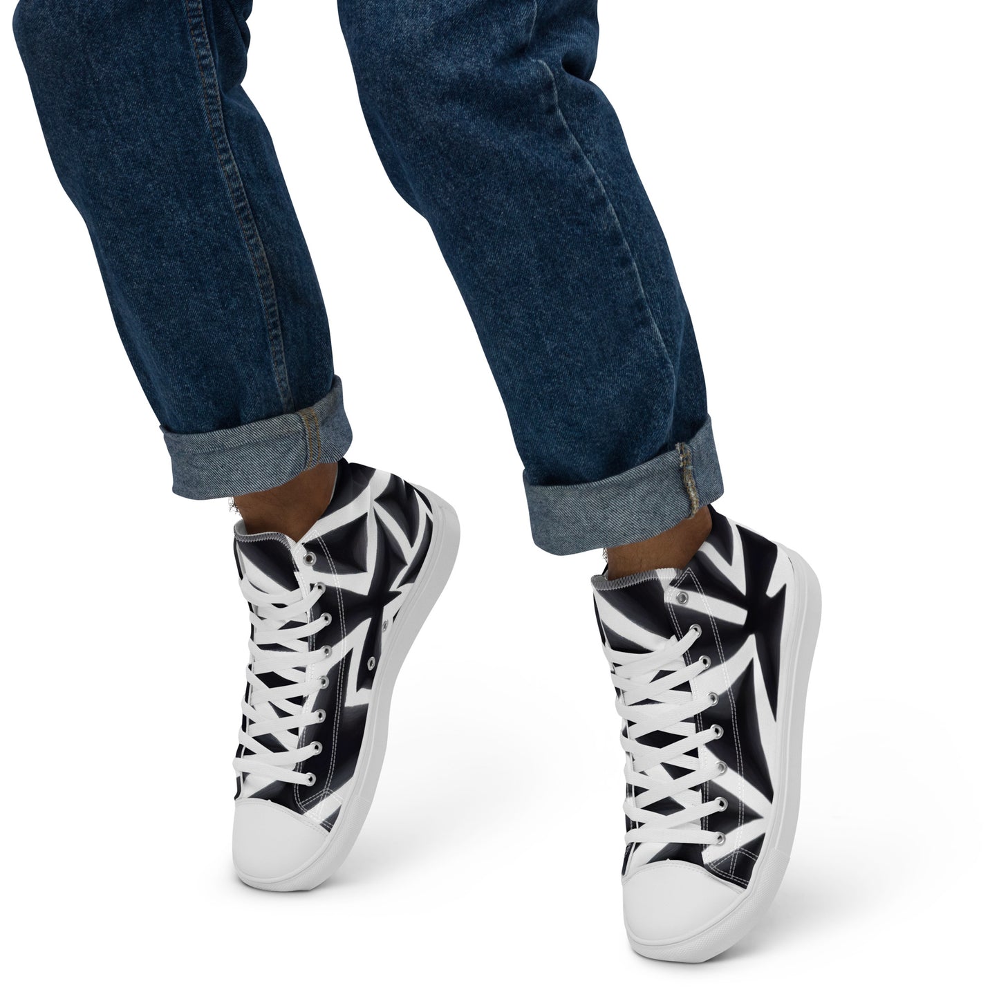 PUNK TRIBU Men’s high top canvas shoes