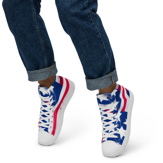 PUNK TRIBU Zapatillas altas de lona para hombre