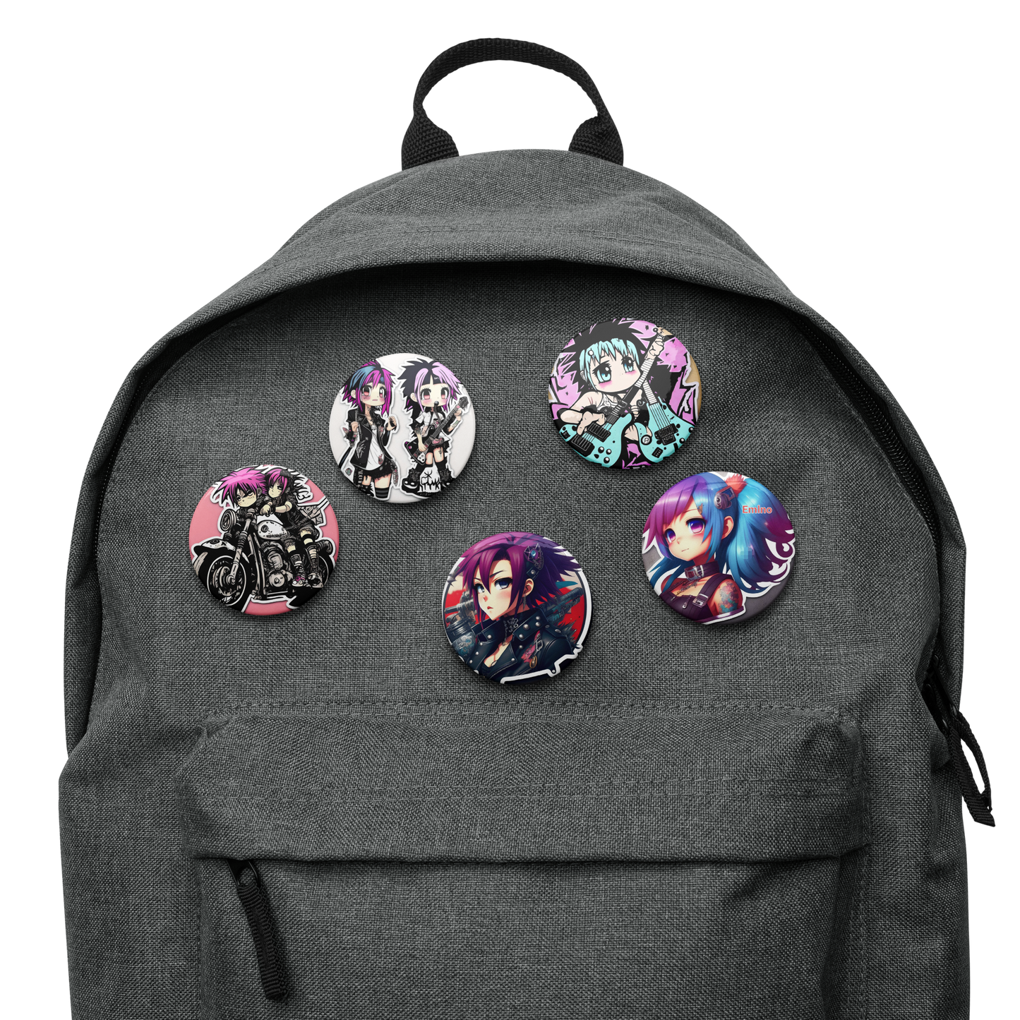 MINI PUNK TRIBU Set of pin buttons