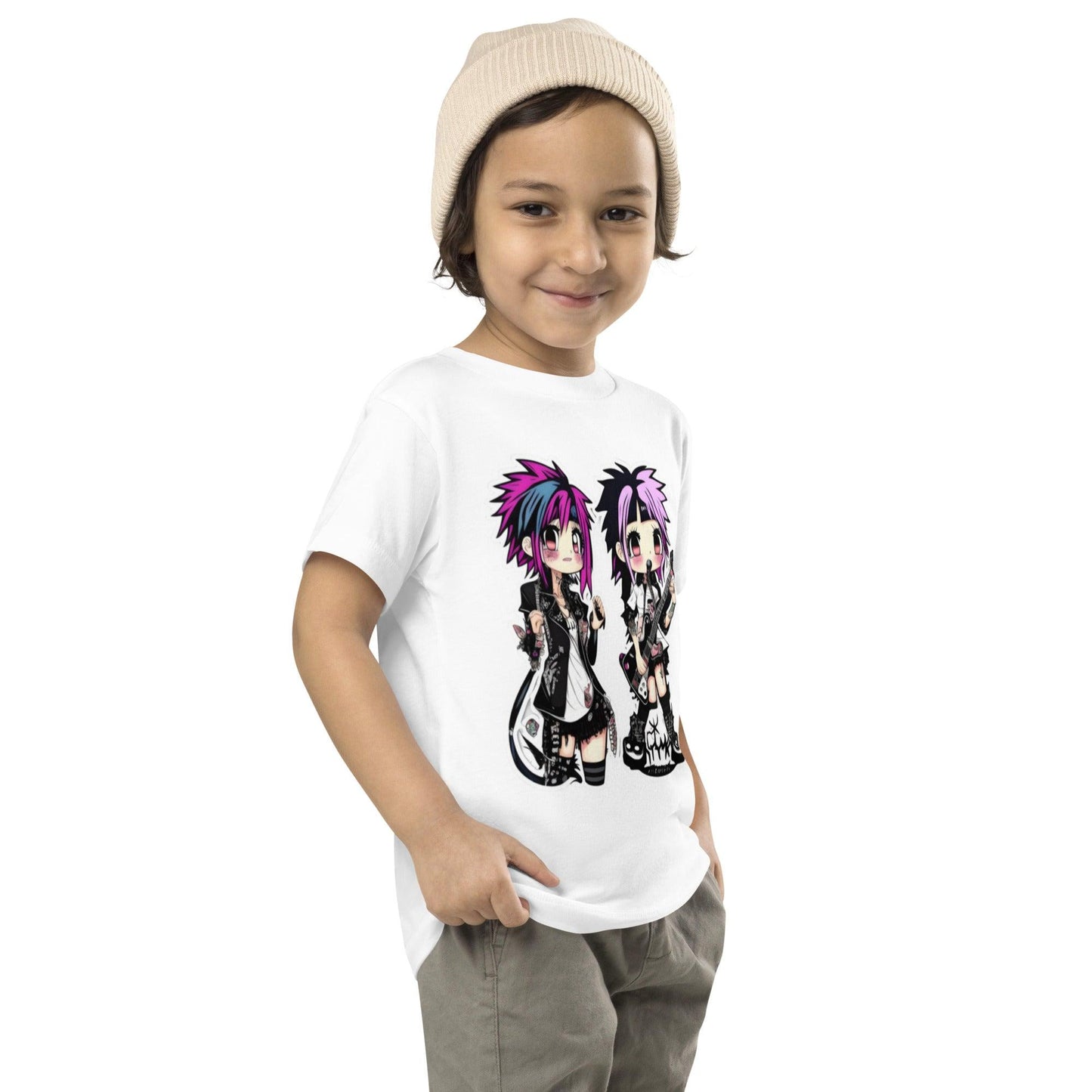 MINI PUNK TRIBU Toddler Short Sleeve Tee 9 - PUNK TRIBU ARTISTIC BY EMLNO