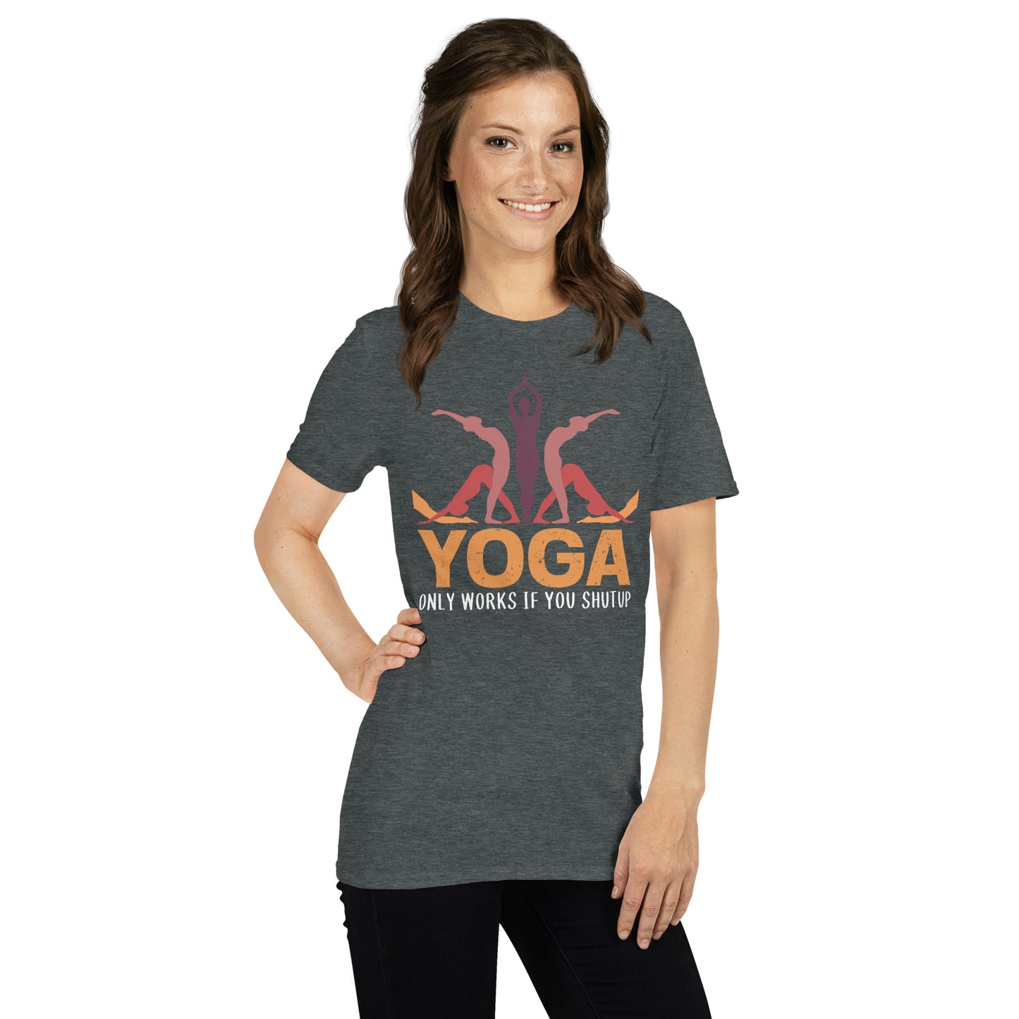 Camiseta unisex de manga corta YOGA