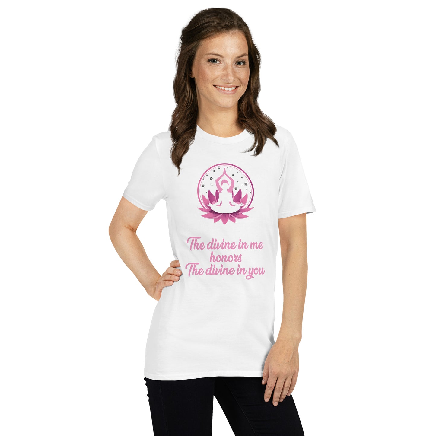 Camiseta unisex de manga corta YOGA