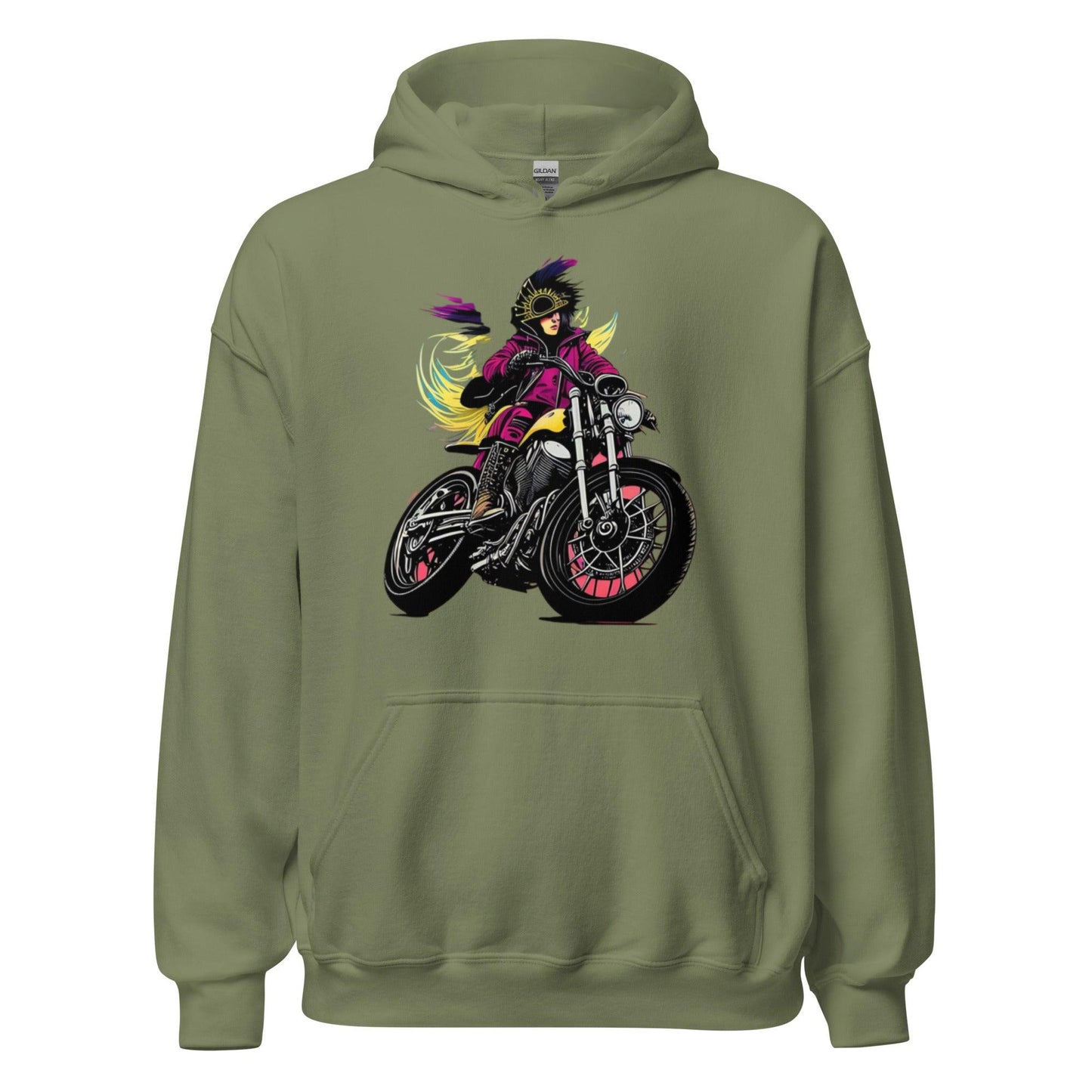 PUNK TRIBU UNISEX HOODIE - PUNK TRIBU ARTISTIC BY EMLNO