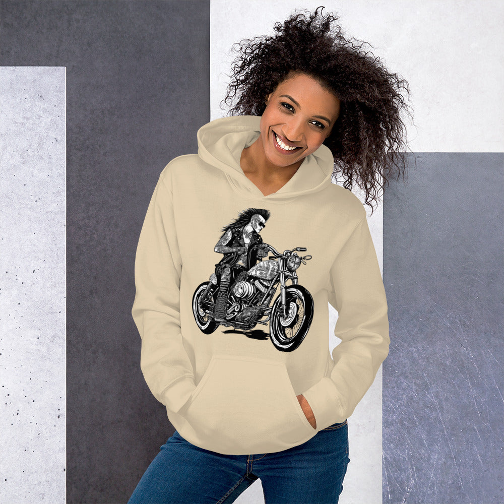 Dessuadora amb caputxa unisex PUNK TRIBU