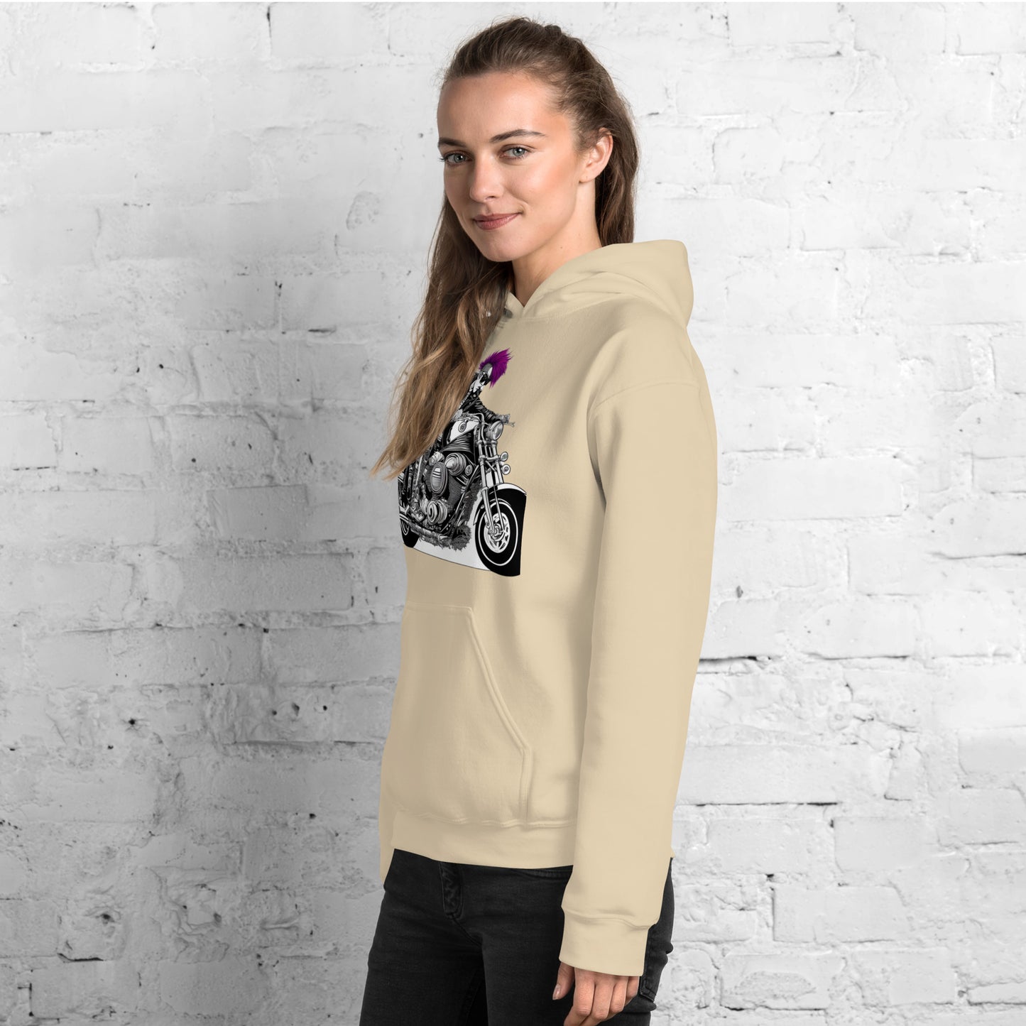 Dessuadora amb caputxa unisex PUNK TRIBU